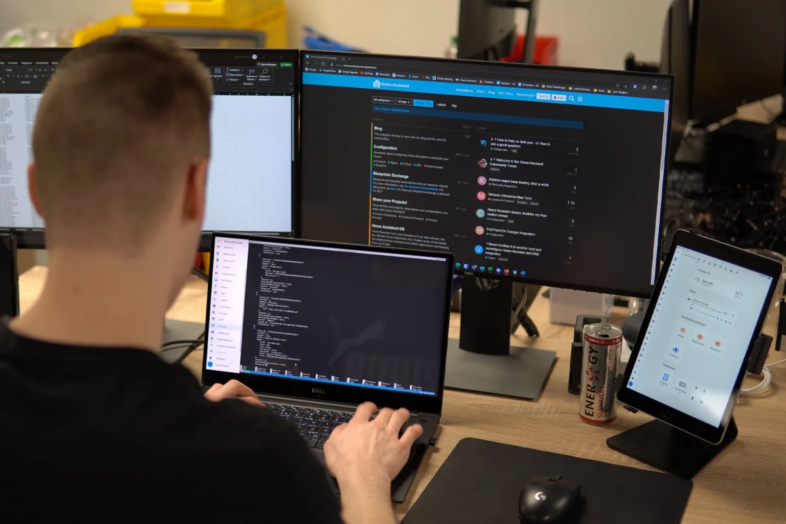 Bezig met het configureren van Home Assistant bij Agrippa